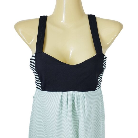 Lululemon Run: Back On Track Tank Women's Size 6 Mint‎ Green & Black - Picture 5 of 11
